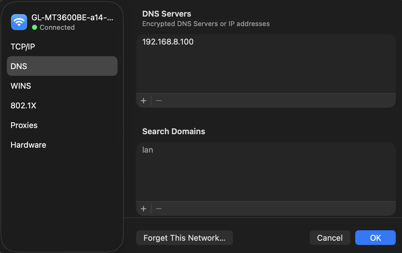 router config
